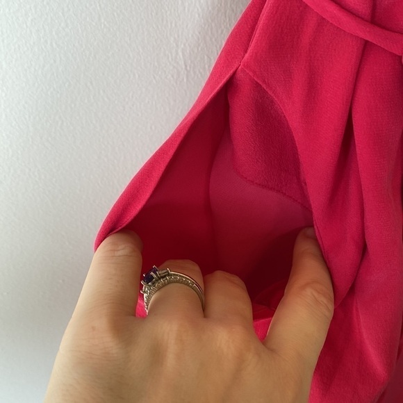 Aritzia Wilfred 100% Silk Pink Sabine Dress Size XS - Picture 4 of 10